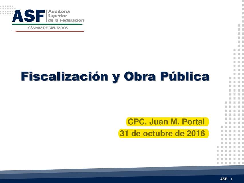 Fiscalización y Obra Pública 