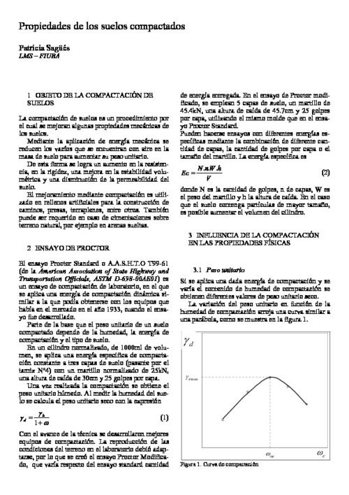 Propiedades De Los Suelos Compactados