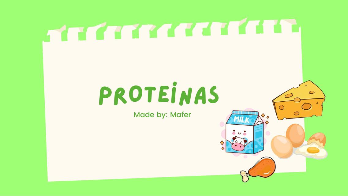 Proteínas 