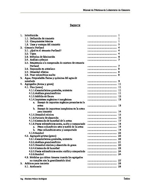 Manual De Laboratorio De Concreto