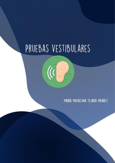 Pruebas para la función vestibular