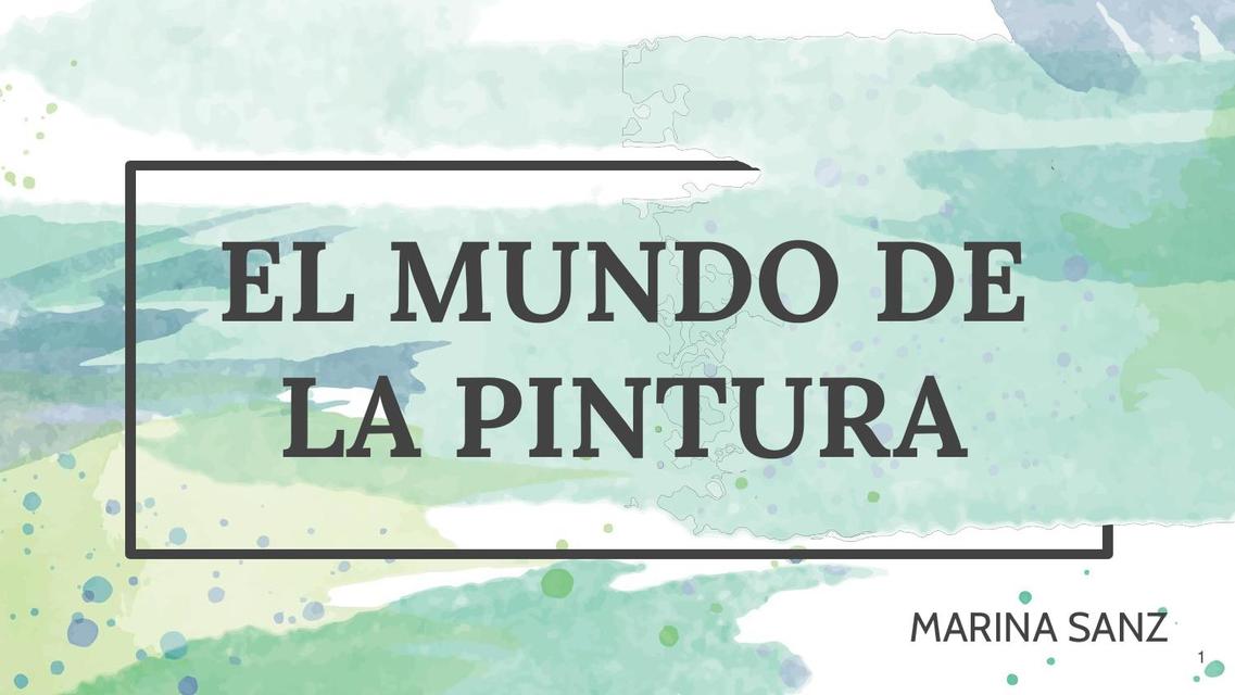 El Mundo de la Pintura