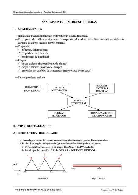 Análisis Matricial De Estructuras