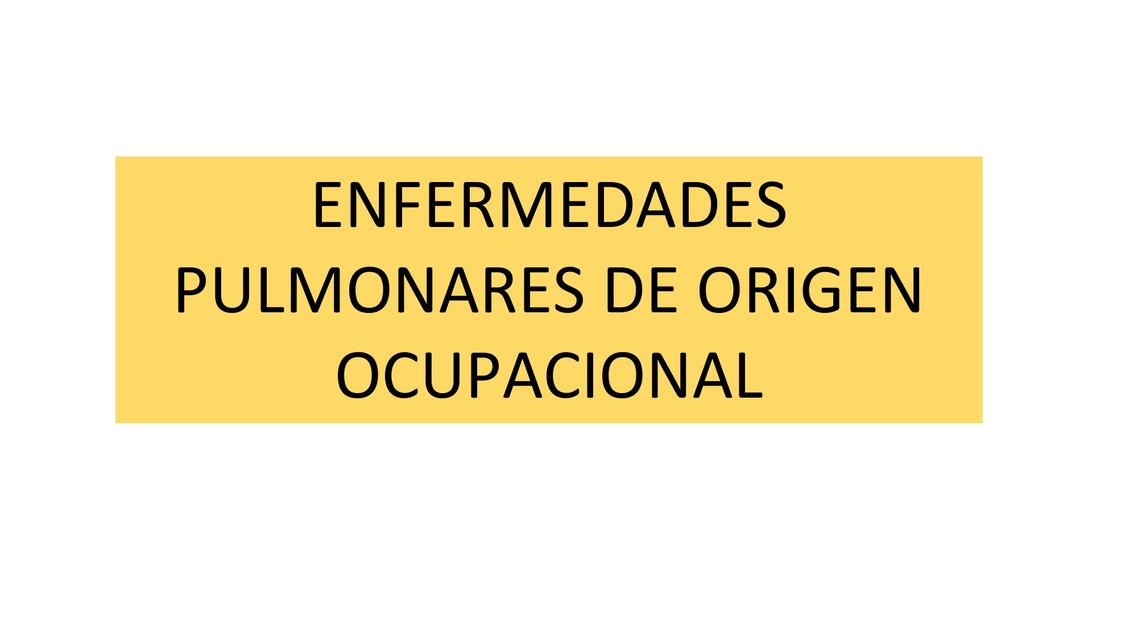 Enfermedades Pulmonares 