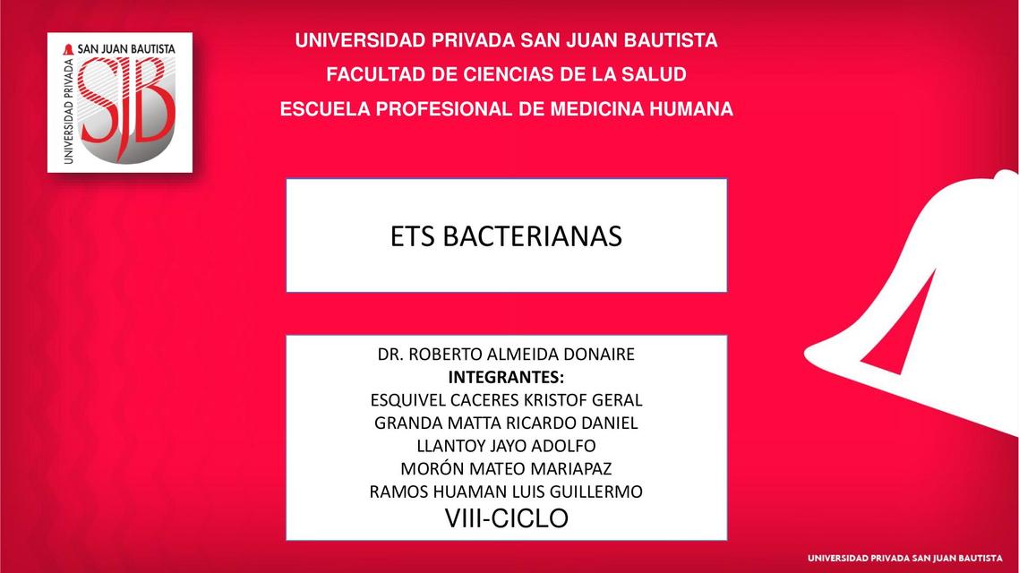 ETS Bacterianas 