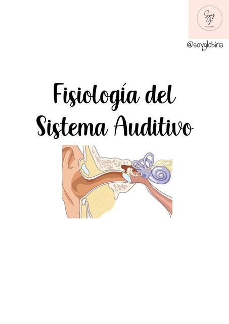 Fisiología del sistema auditivo