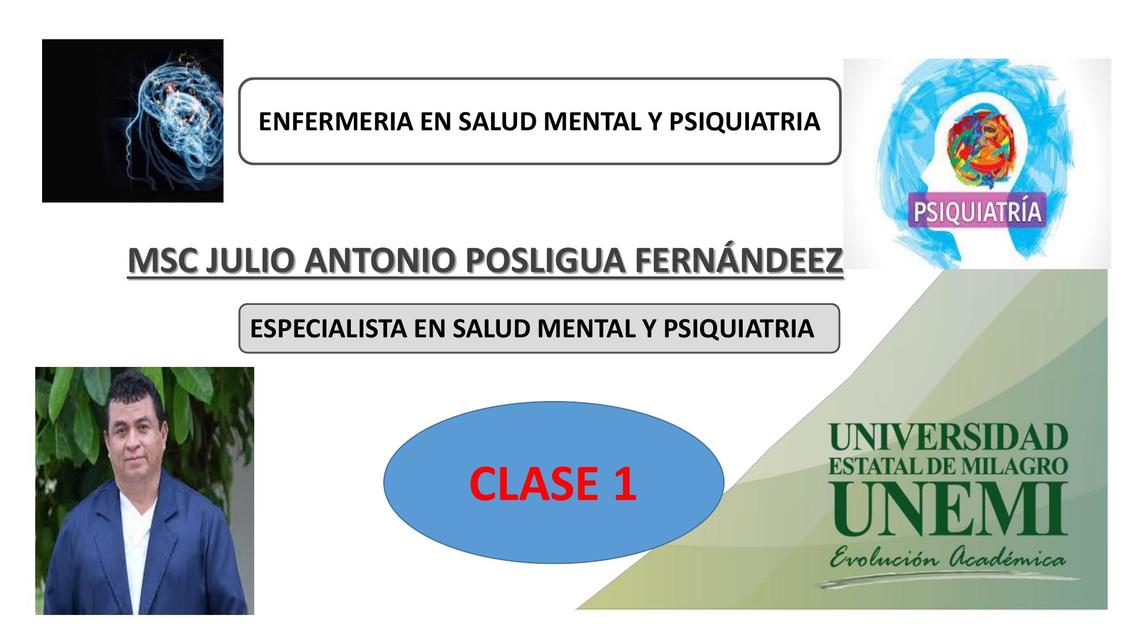 Salud Mental y Psiquiatría 