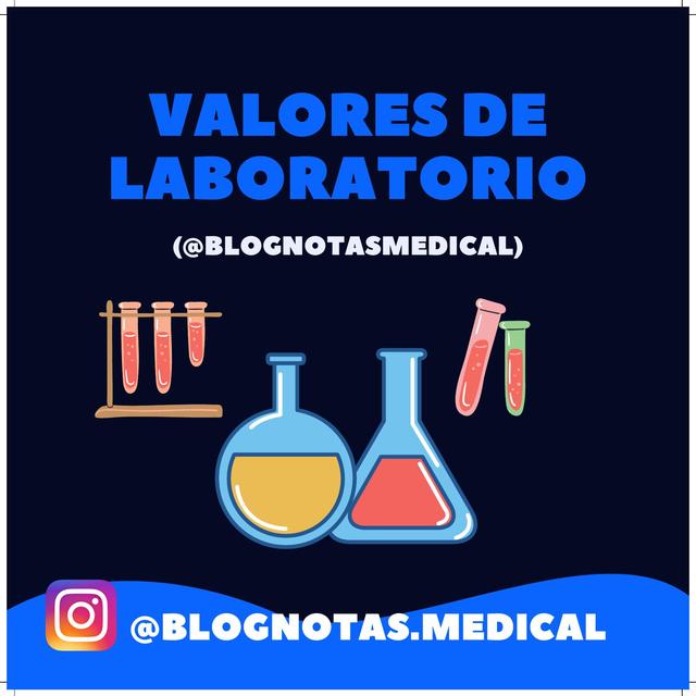 VALORES DE LABORATORIO