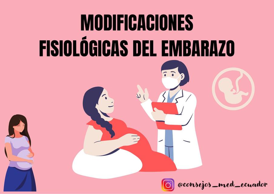 Modificaciones fisiológicas del embarazo