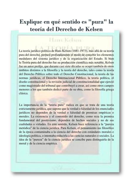 teoria pura de kelsen