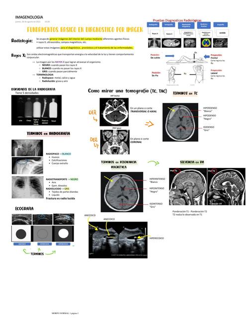 Generalidades de imagenología 