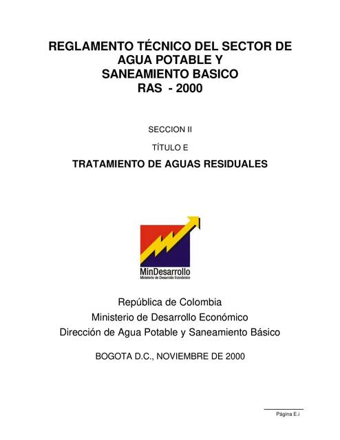 Tratamiento De Aguas Residuales