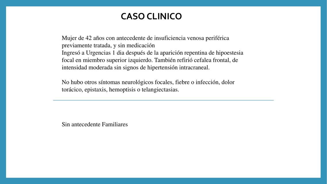 ACV Criptogénico