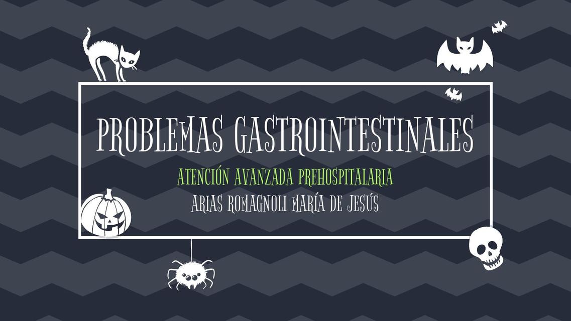 Problemas Gastrointestinales