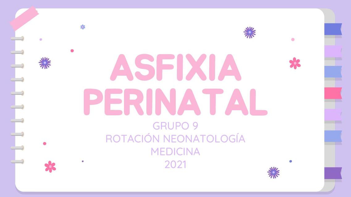 Asfixia Perinatal 