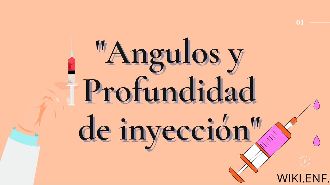 Ángulos y Profundidad de Inyección Wiki