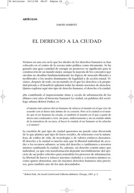 Derecho de la ciudad