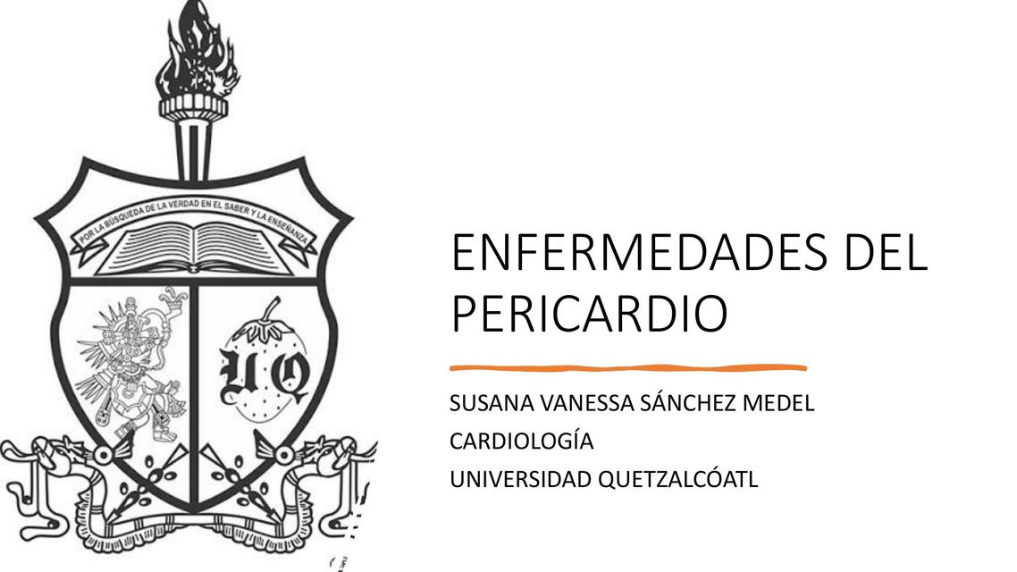 Enfermedades del Pericardio 