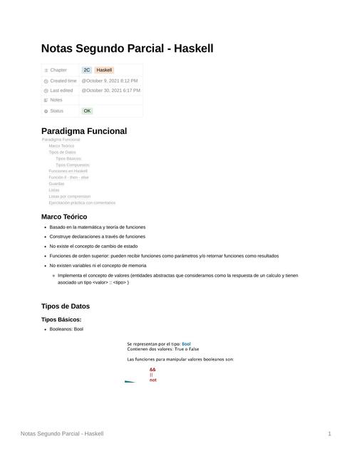 Notas Segundo Parcial Haskell