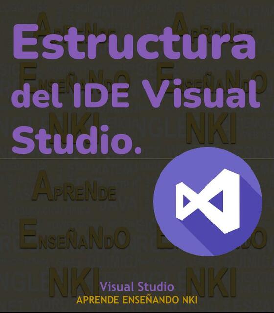 Estructura del IDE Visual Studio