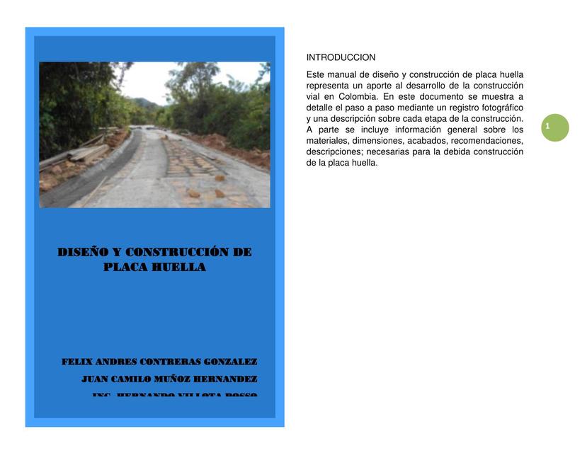 Diseño y Construcción de Placa Huella 