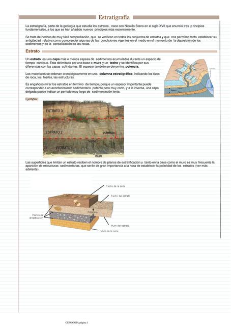 Estratigrafía