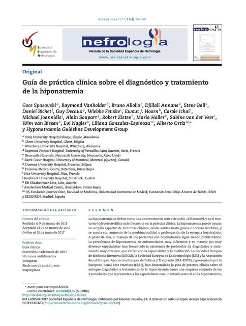 Hiponatremia 