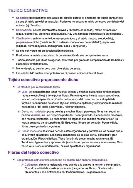 Tejido Conectivo 