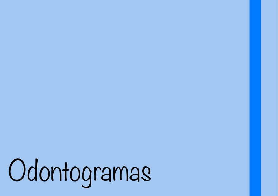 Odontogramas