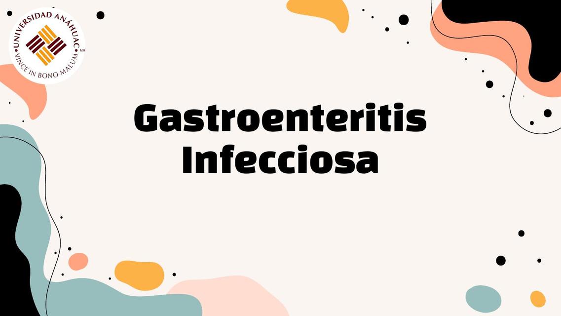 Gastroenteritis Infecciosa