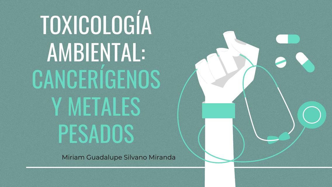 Farmacología de Metales Pesados