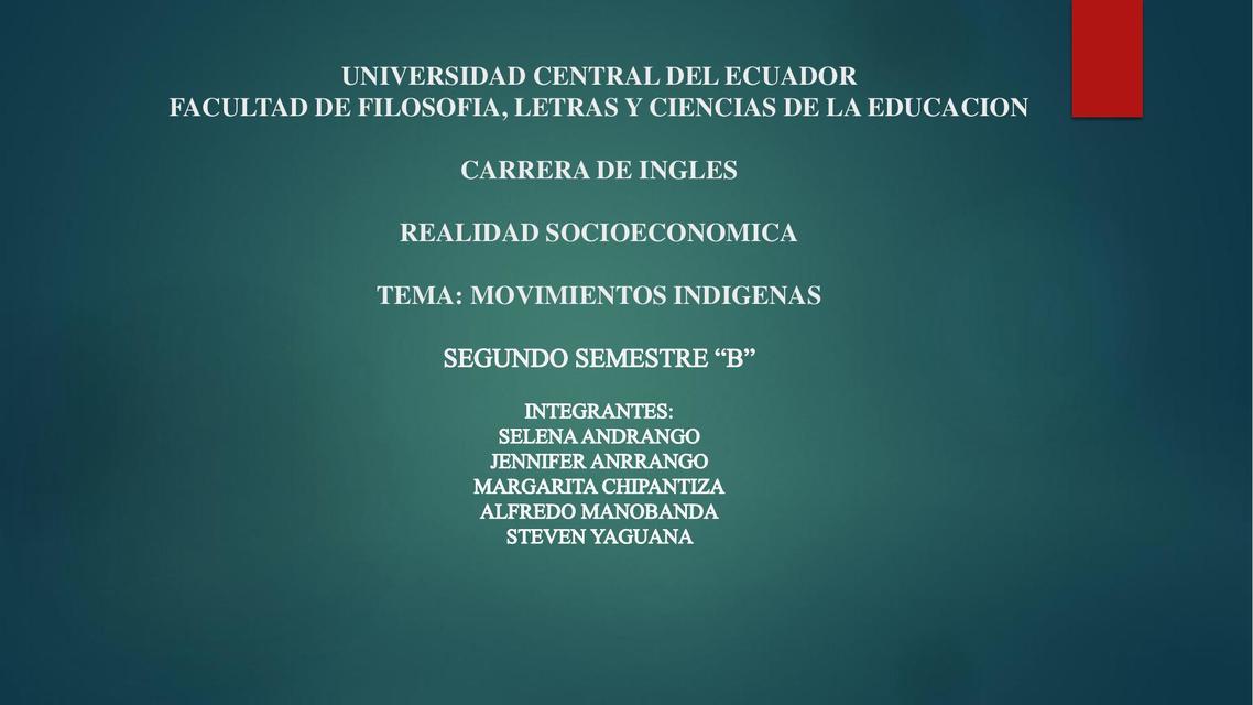 Realidad Socioeconomica Alfredo Manobanda Udocz