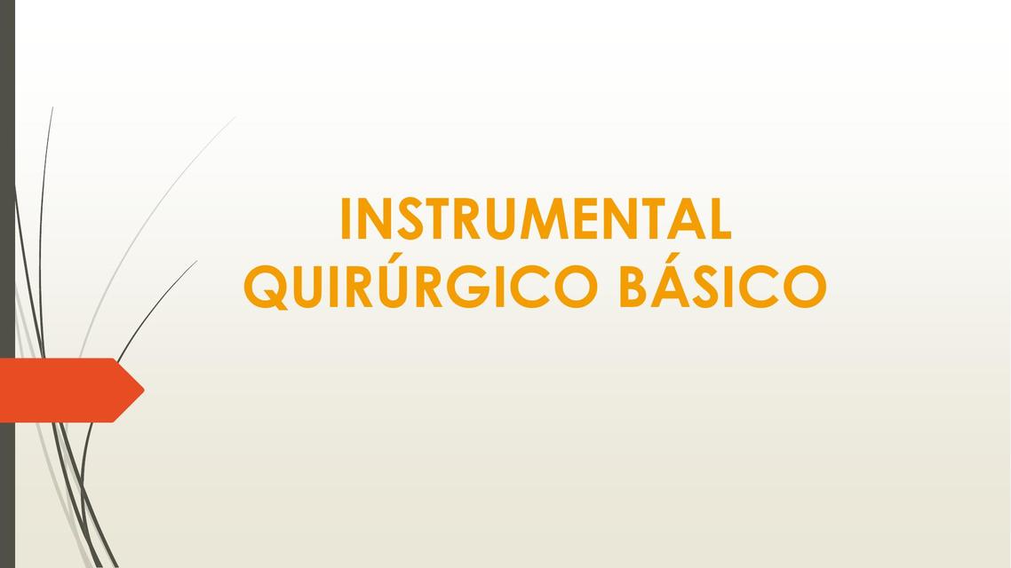 Instrumental Quirúrgico