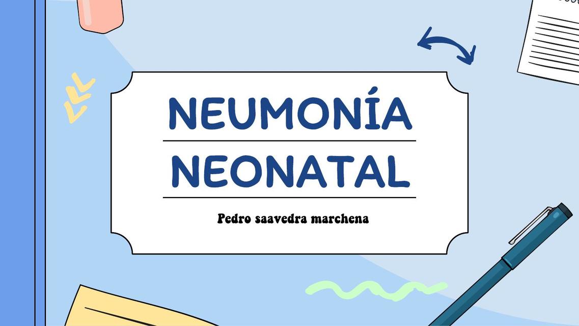 Neumonía Neonatal