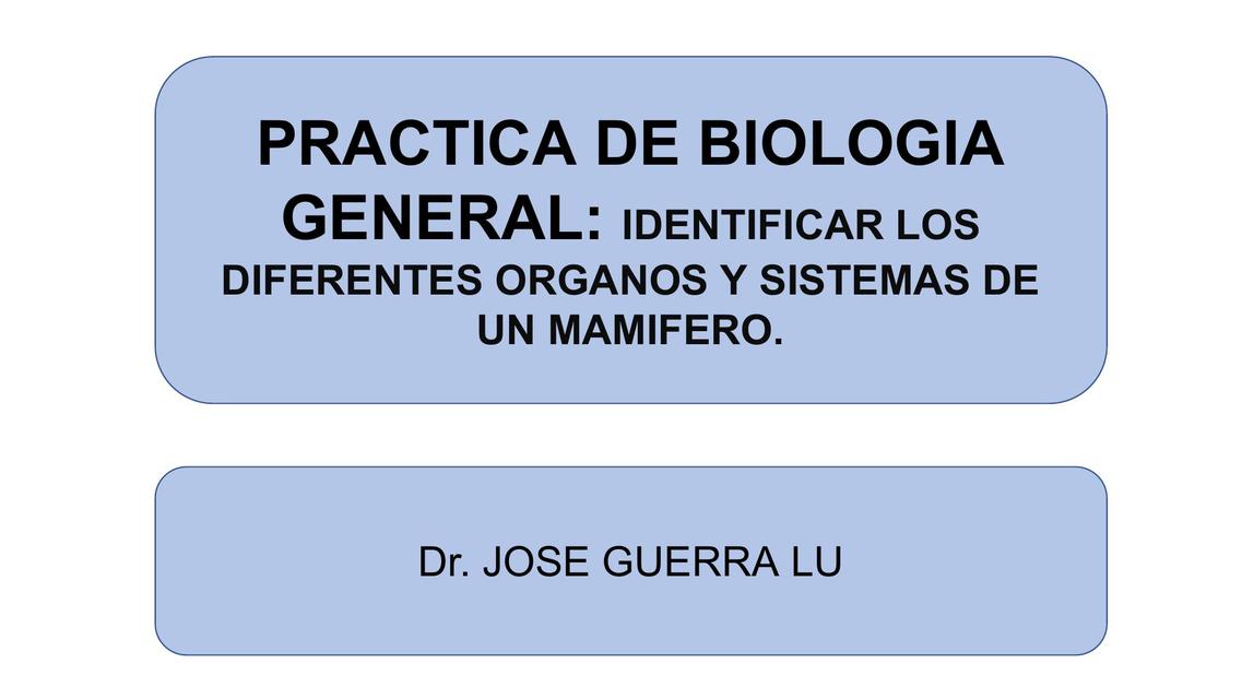 Practica de Biología General