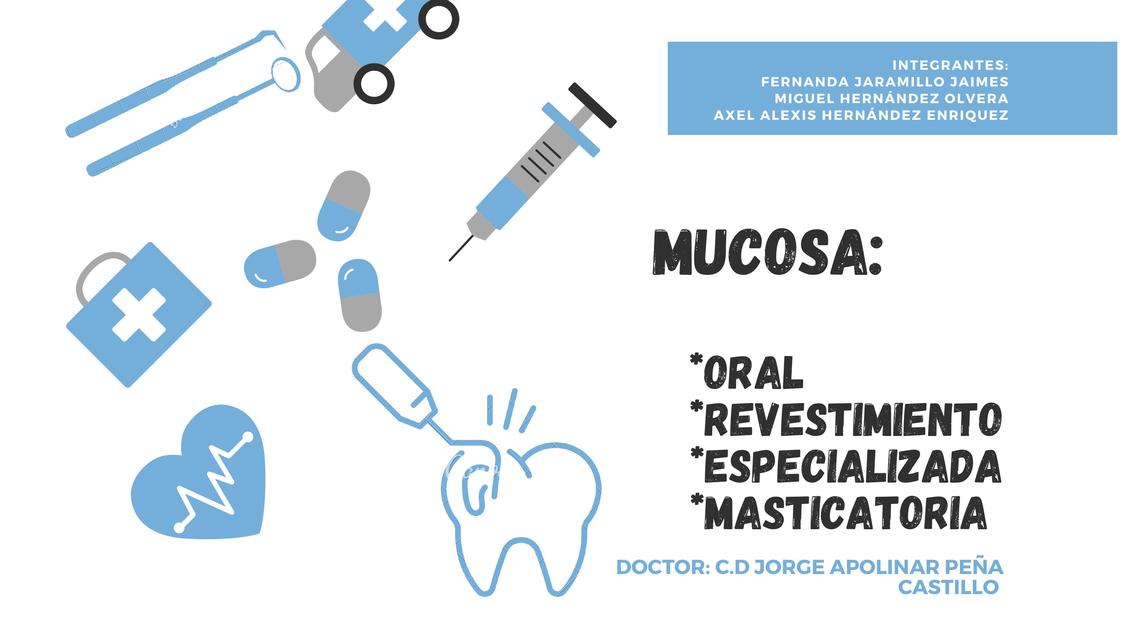 Presentación sobre la mucosa