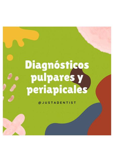 Diagnostico Pulpar y Periapical 