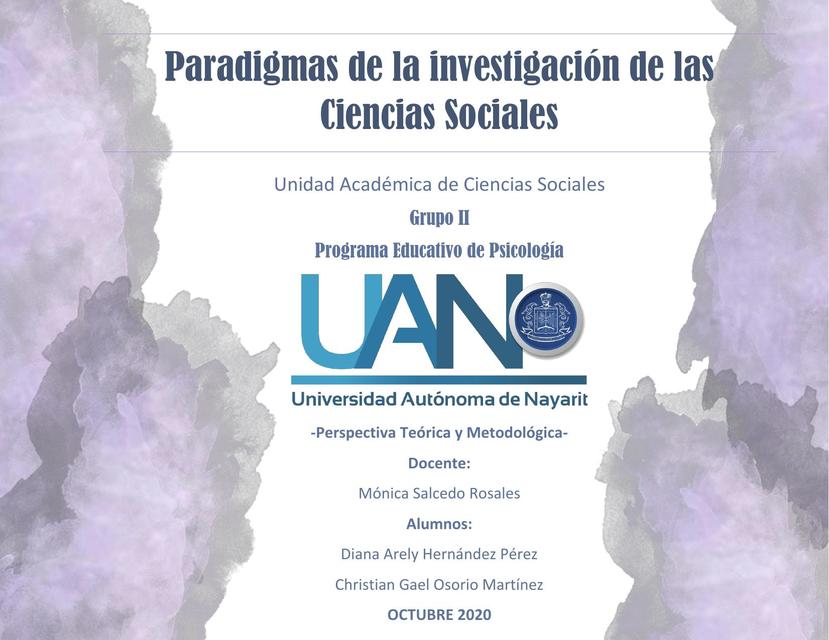 Paradigmas de la Investigación de las Ciencias Sociales