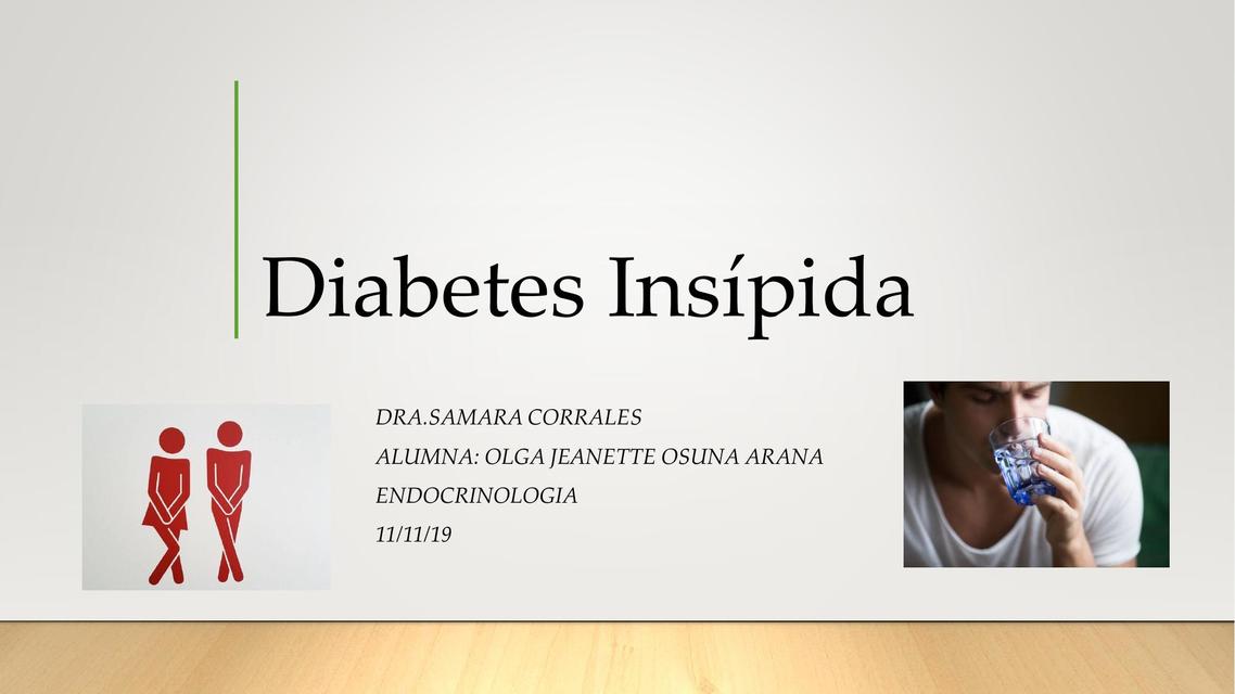 Resúmenes de Diabetes insípida Descarga apuntes de Diabetes insípida