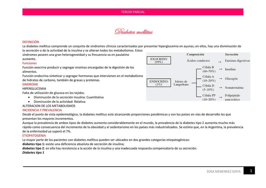 Diabetes Mellitus