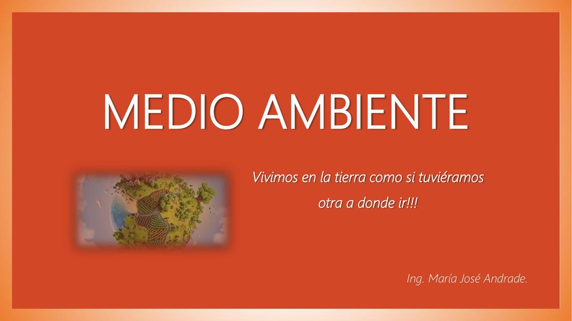 Medio Ambiente