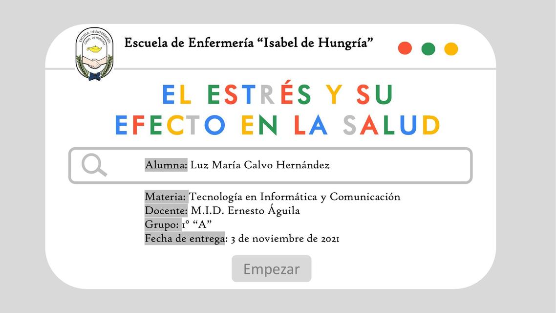 Estrés y su efecto en la salud del paciente 