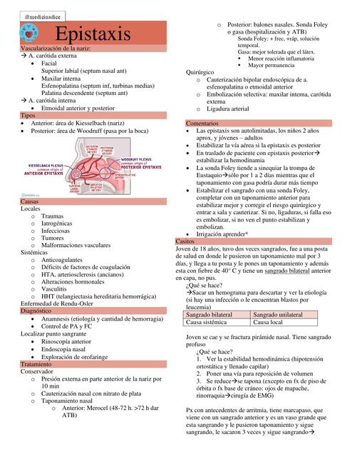 Epistaxis