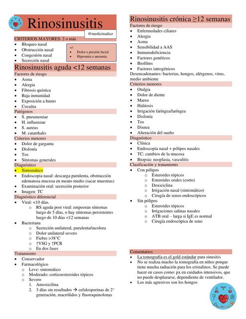 Rinosinusitis