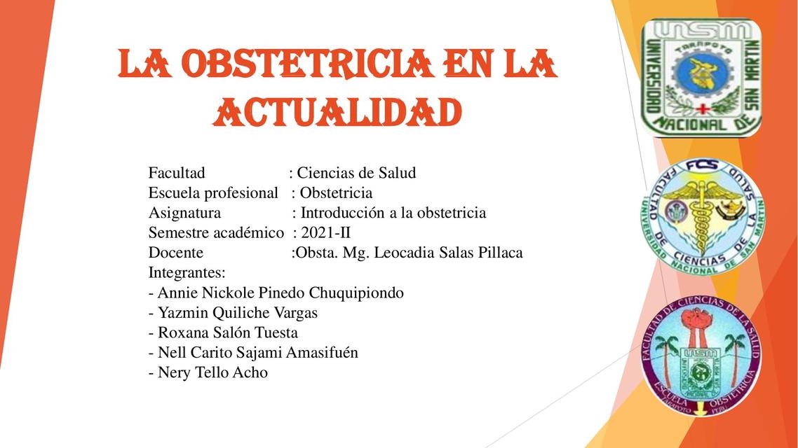 La Obstetricia en la Actualidad 