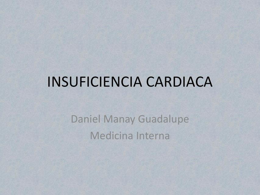 Insuficiencia Cardiaca