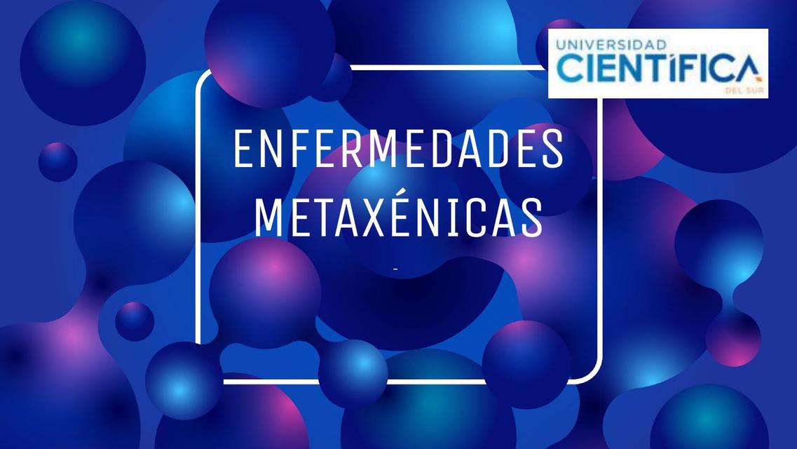 Enfermedades Metaxénicas