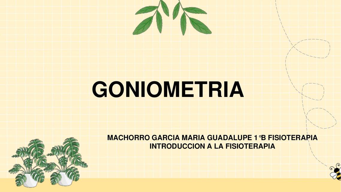 Goniometría 