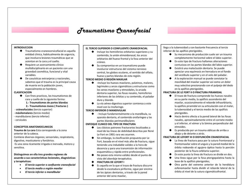 Traumatismo Craneofacial