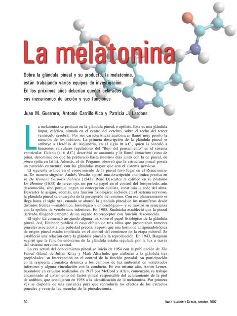 La Melatonina 